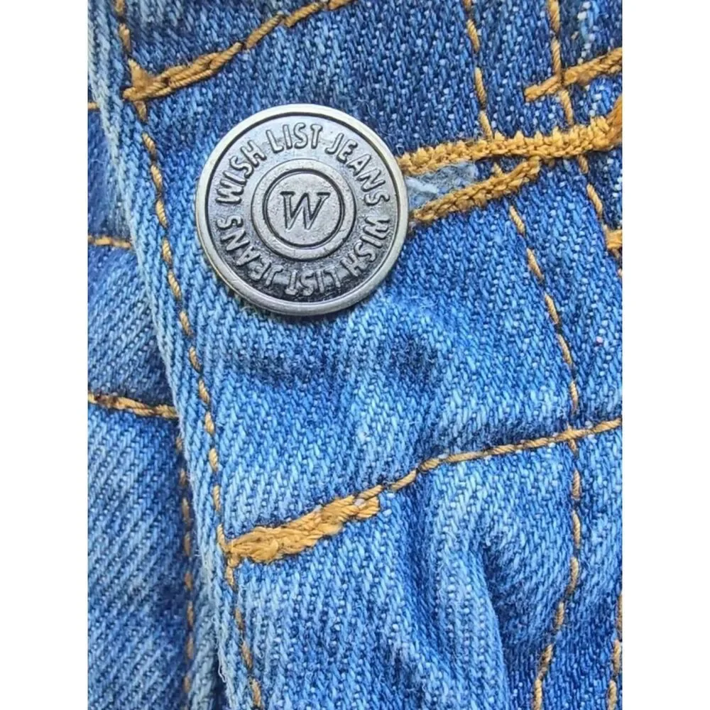 Wishlist High-Waisted Paperbag Denim Shorts with Tie Belt - Size S